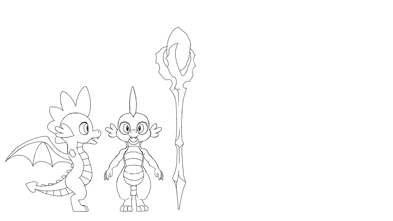 when I created spike I started with a sculpt  from his front and side view then retopologized him. The process took less time and yielded a better result.