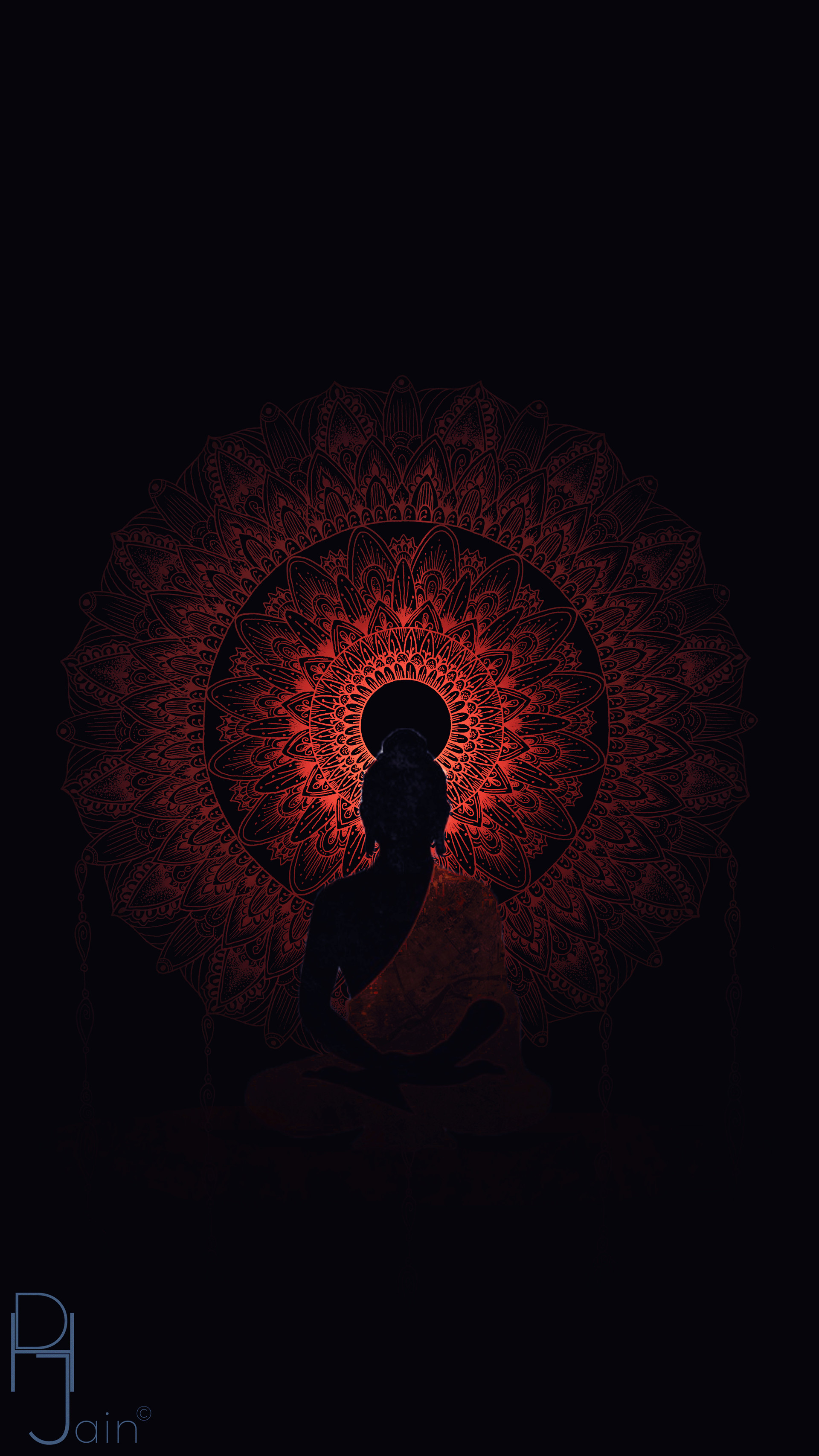 ArtStation - Buddha mandala wallpaper