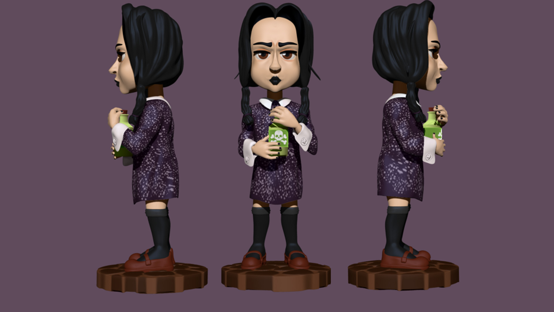 ArtStation - Wednesday Addams 3D