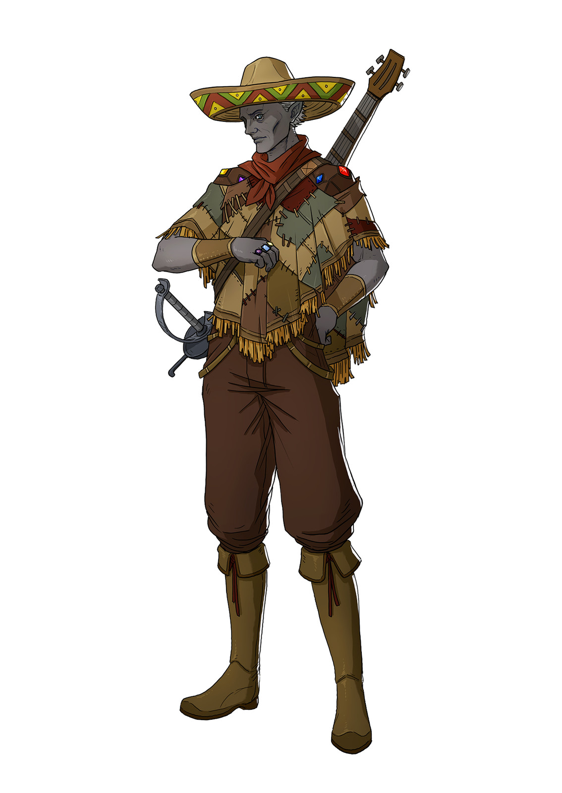 Gravy, Half-elf bard