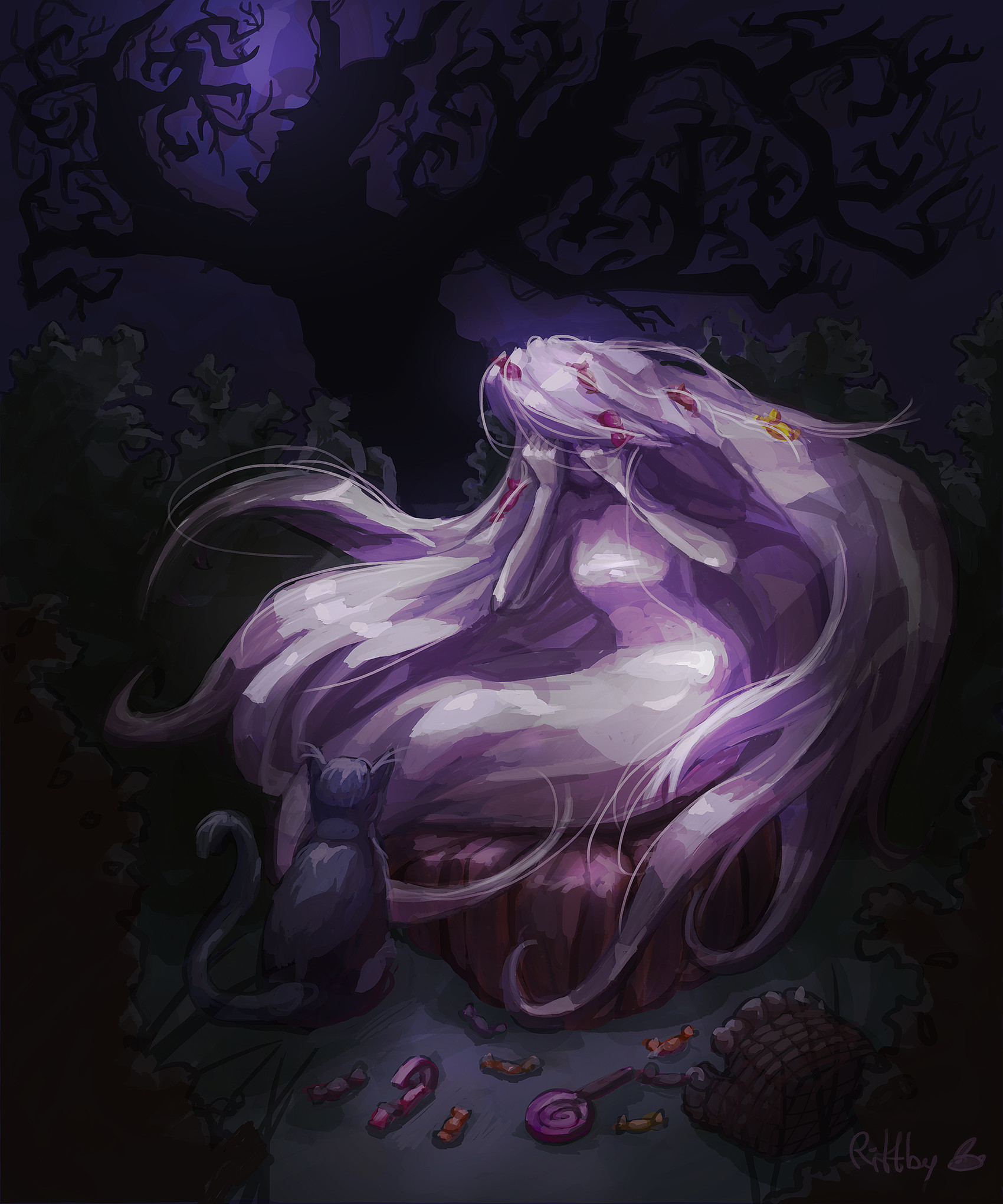ArtStation Crying ghost