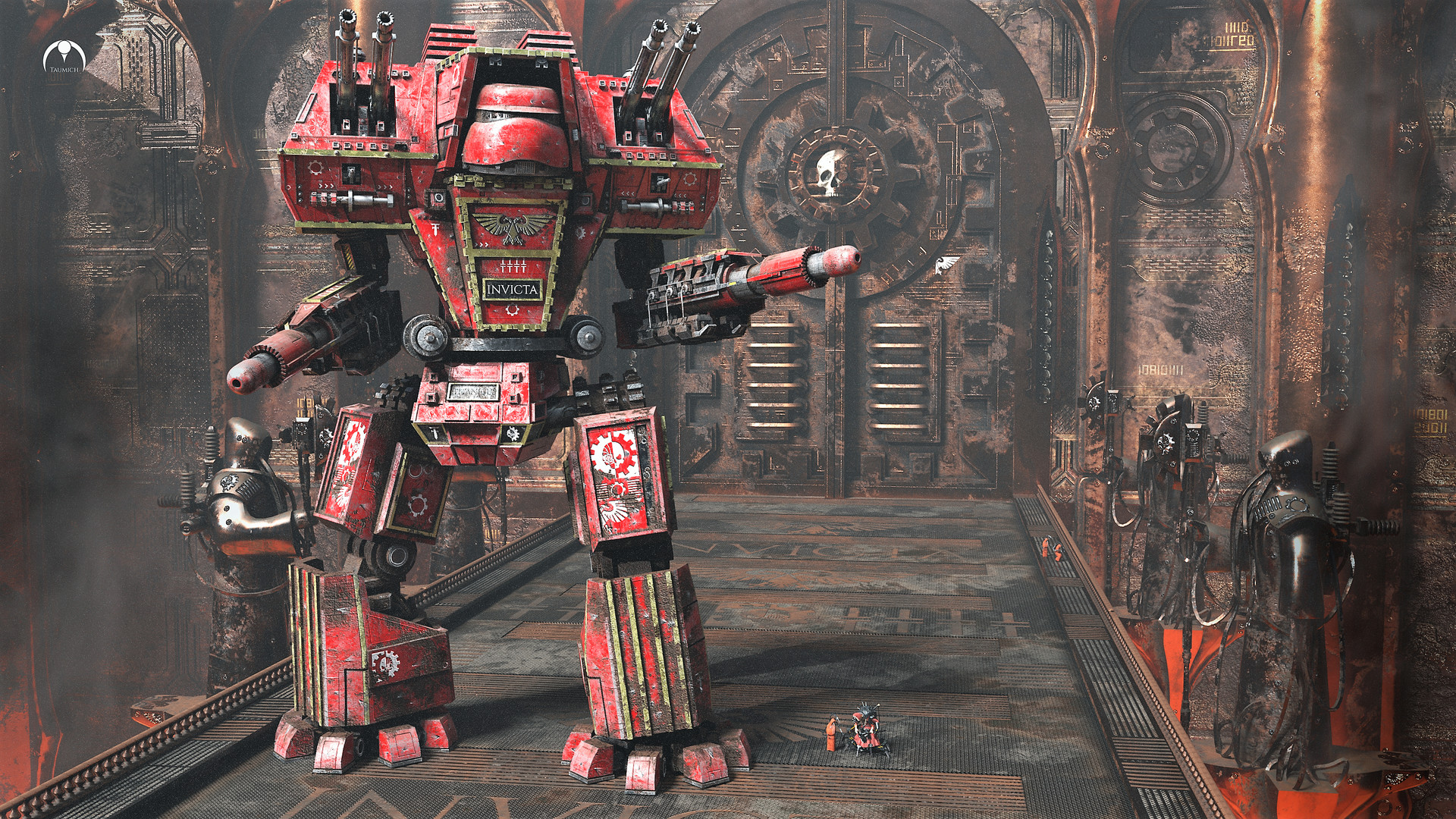 Michael Arenander Warlord Titan Ilustrius Validus Warhammer 40k space marines hd, video games. warlord titan ilustrius validus