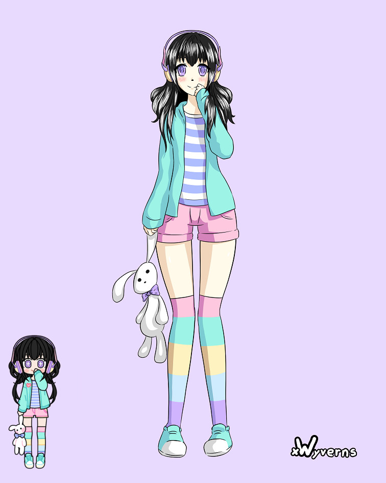 Xwyverns Pastel Girl