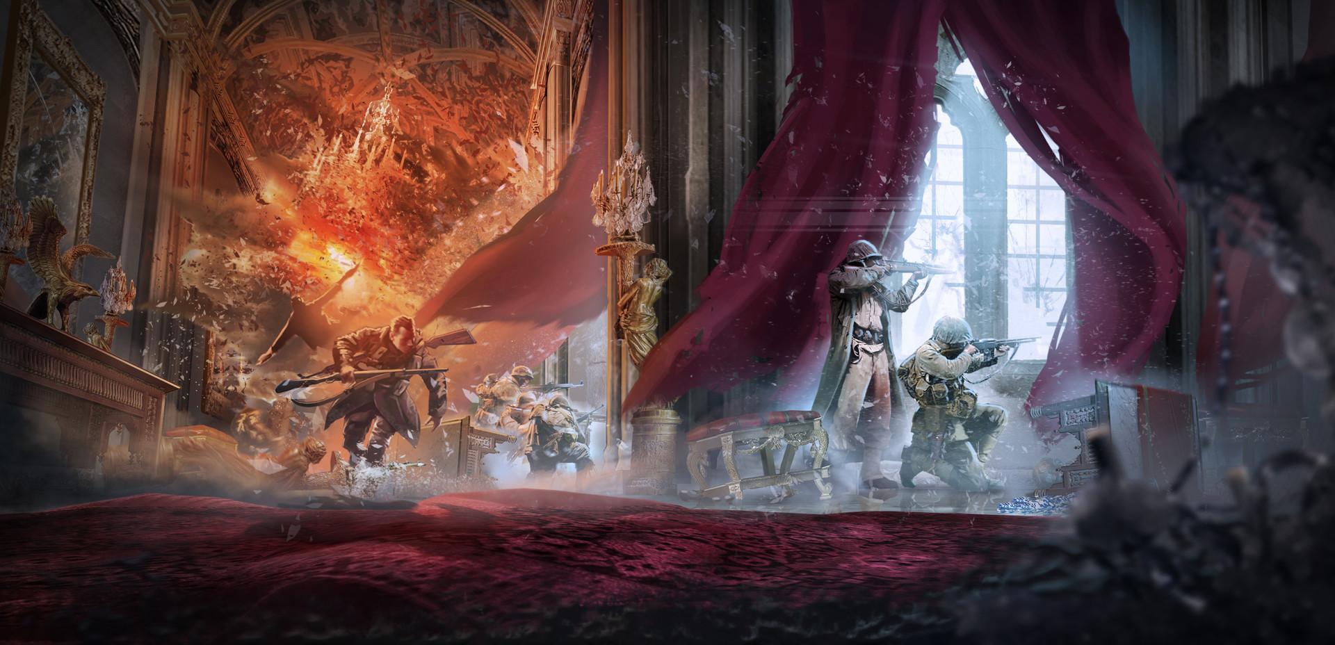Wallpaper Artstation The Defense Of Castle Itter Ross Veebel For iPhone Free