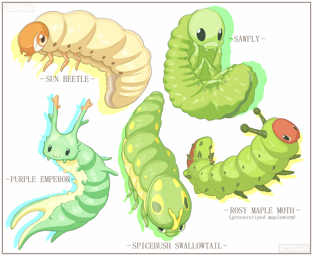 Luke Luckhurst - Caterpillars, Grubs, and Larvae