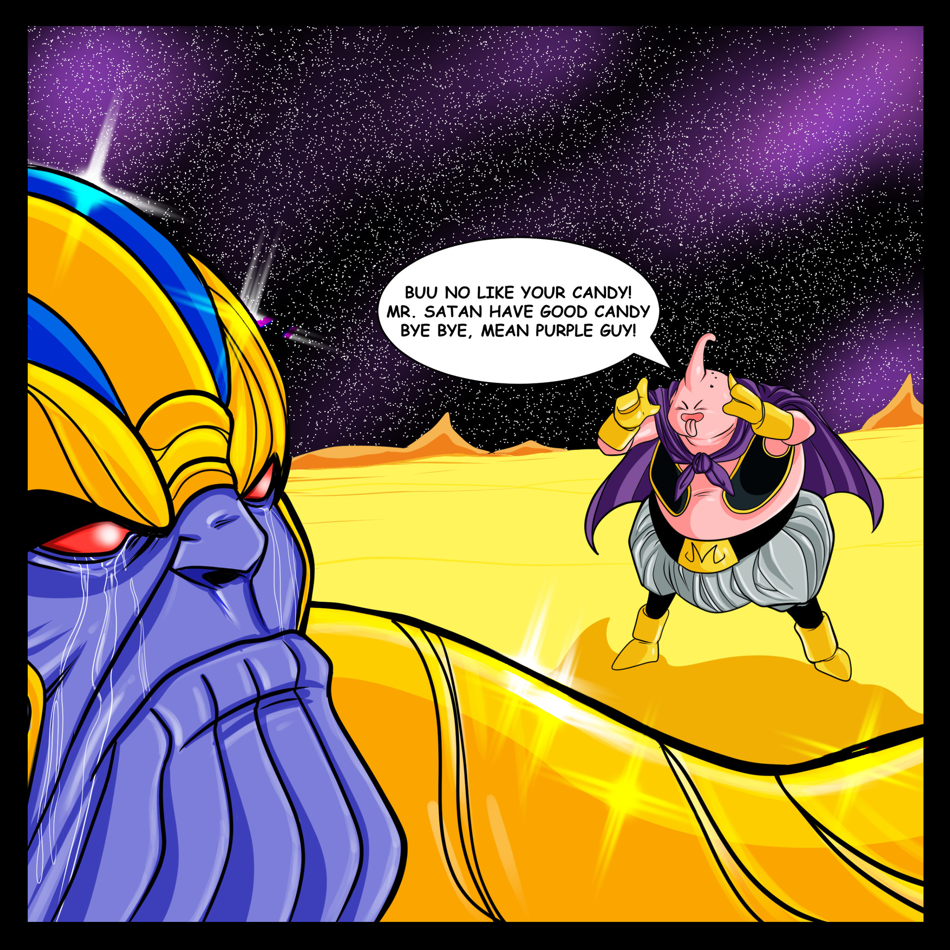 Brian Rogers Thanos Vs Buu Infinity War Alternate Ending A lot can be said about avengers: thanos vs buu infinity war alternate