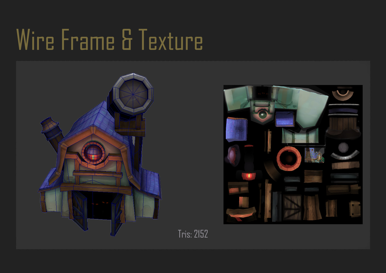 Due to the style of our game, we only use diffuse map, with ambient occlusion baked into the diffuse. Our cartoony style has no need for normal map.