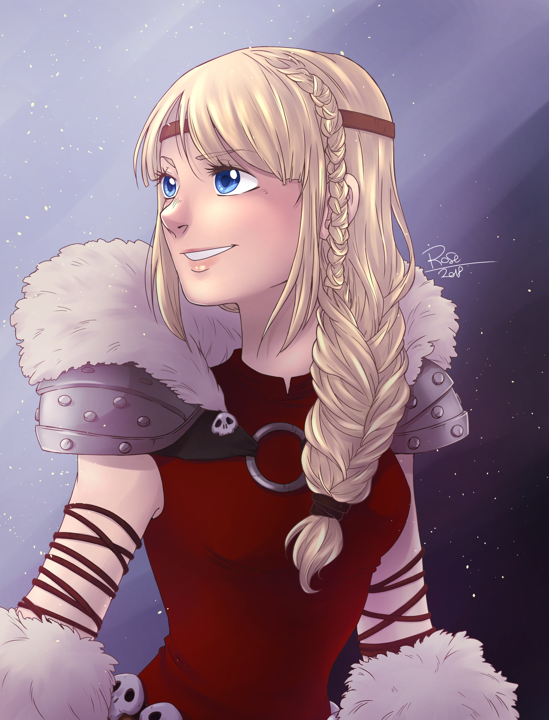 Astrid - How to Train Your Dragon Fan art.