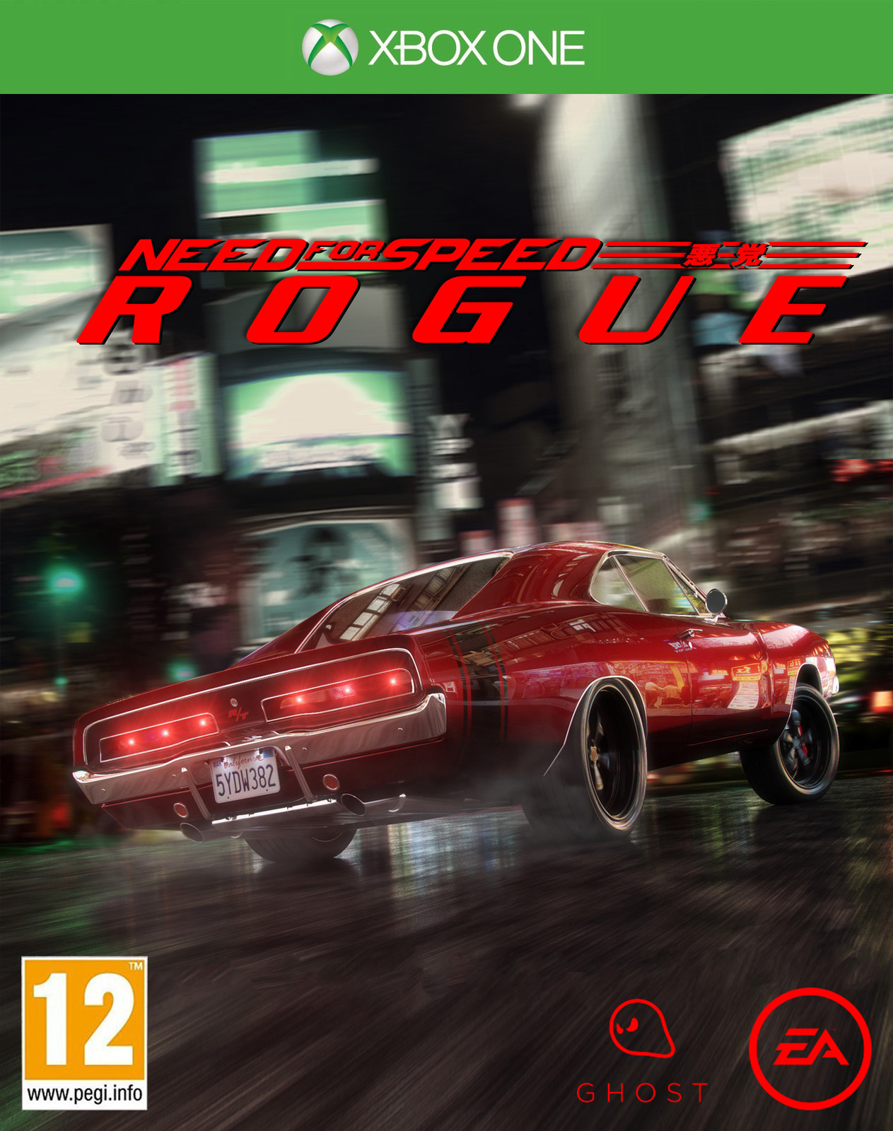 Need for Speed Rogue (Xbox One Cover)