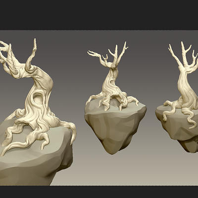 Maple tree sculpt