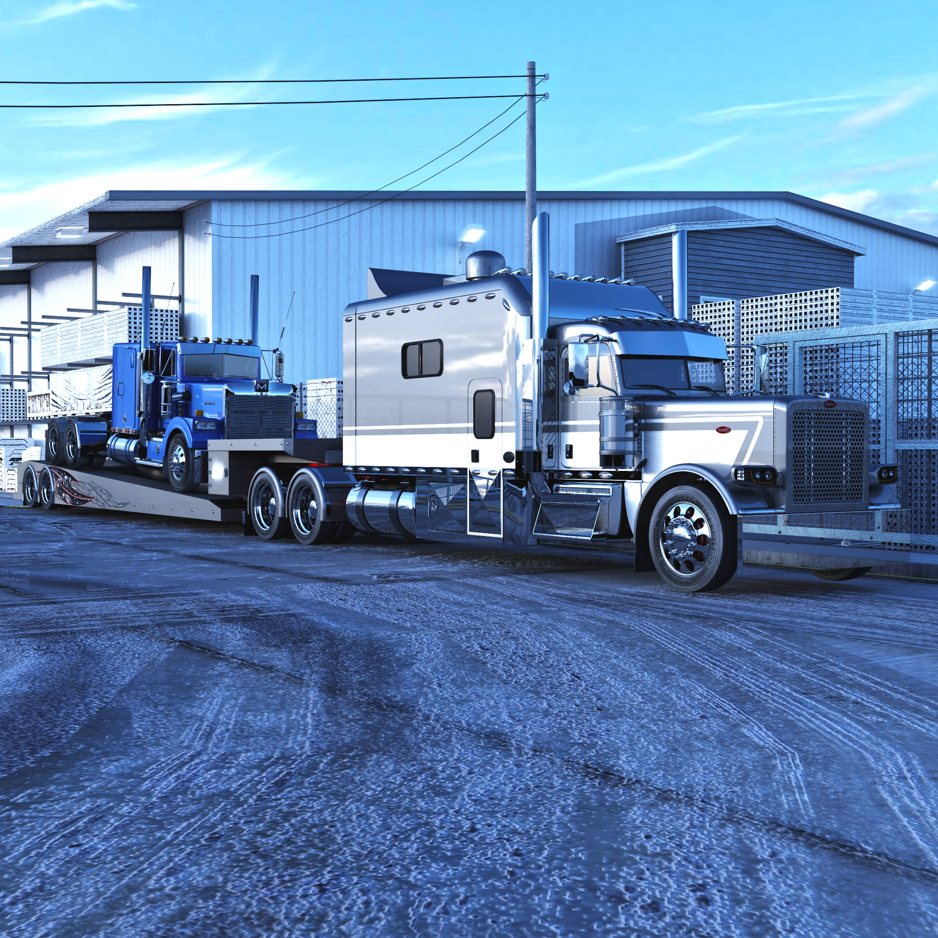 Artstation Peterbilt 389 Ari Legacy Sleeper 144 Daniel Batac
