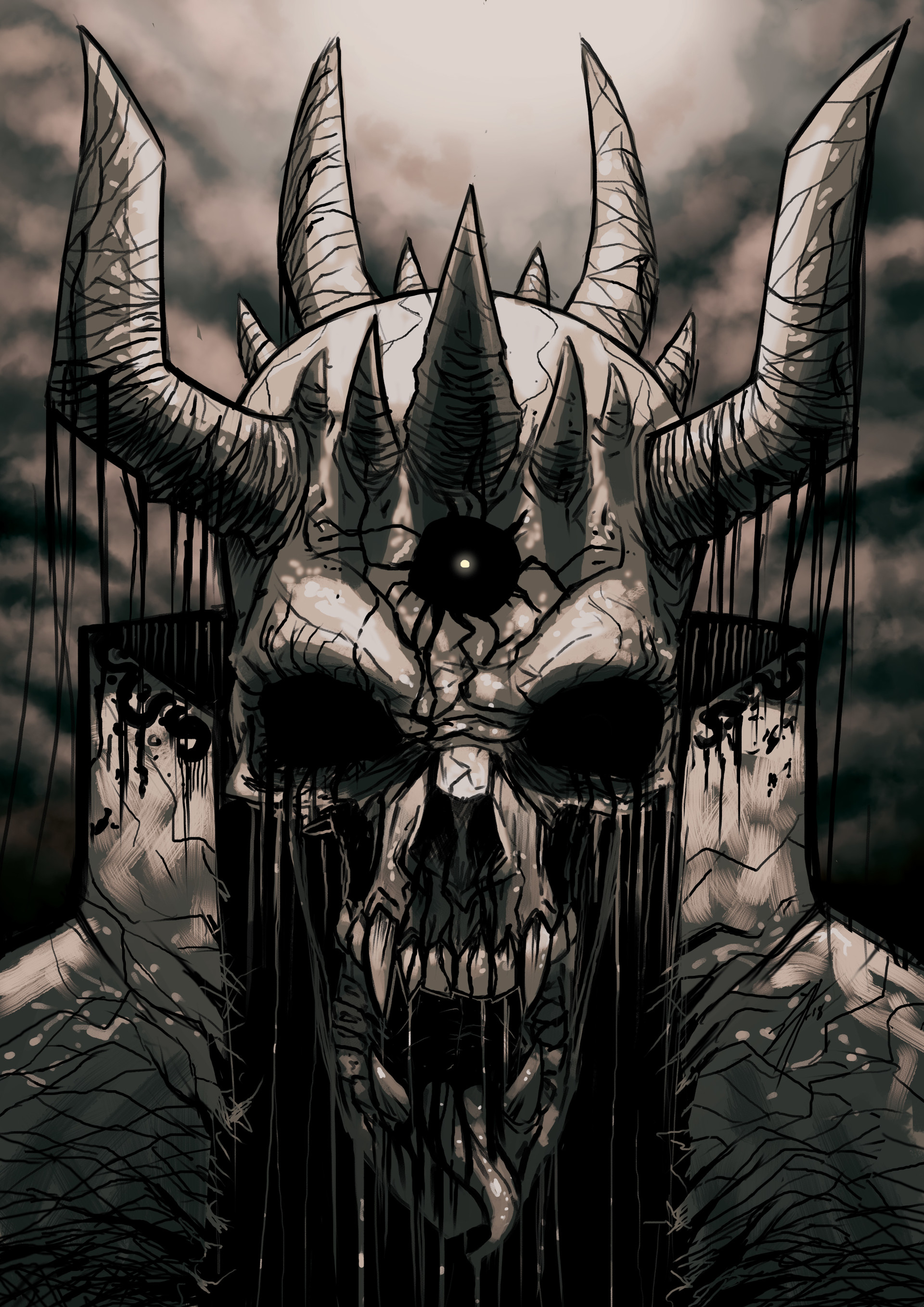 Artstation All Hail The King Nyctoinc Illustrations
