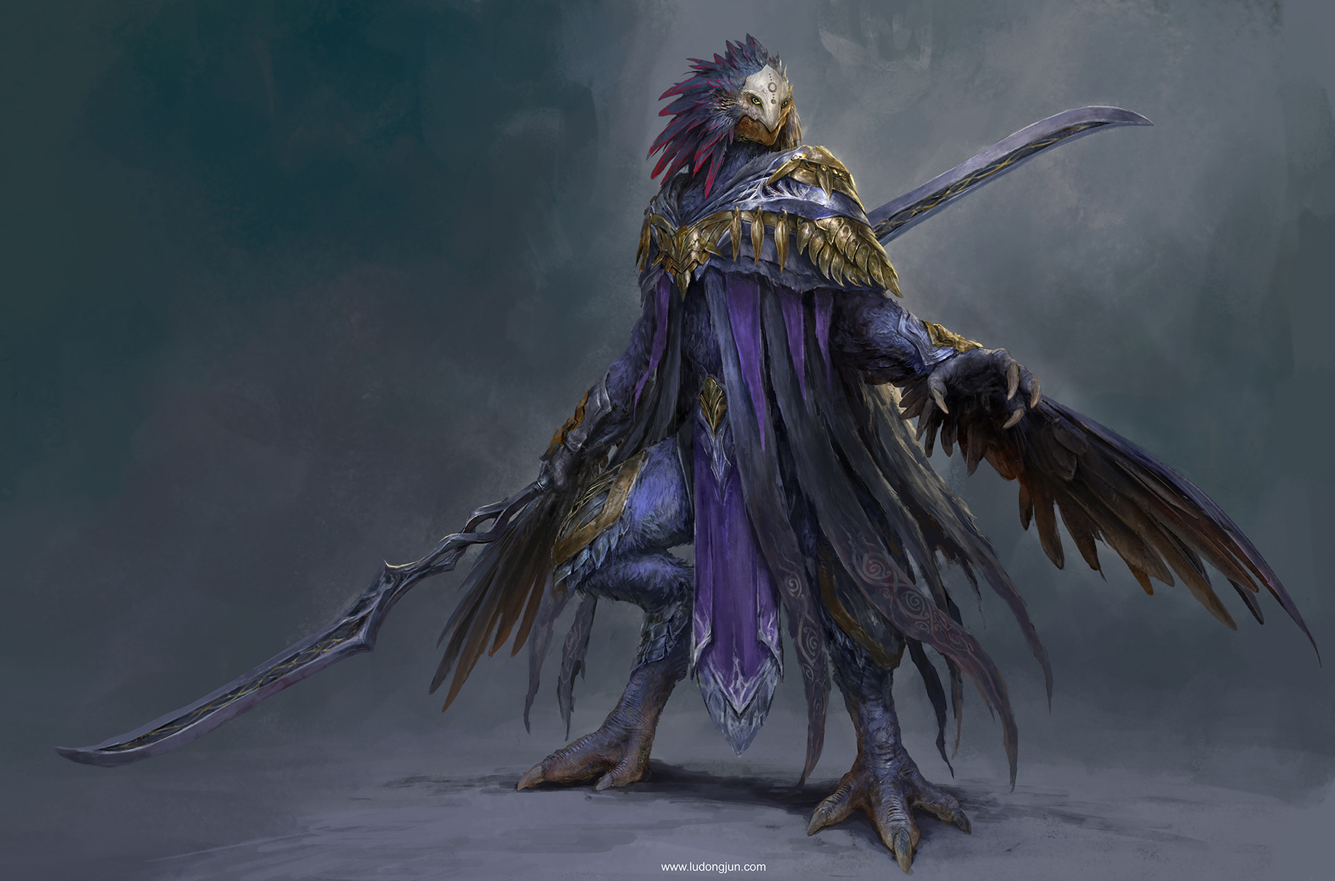 ArtStation Bird Warrior Design