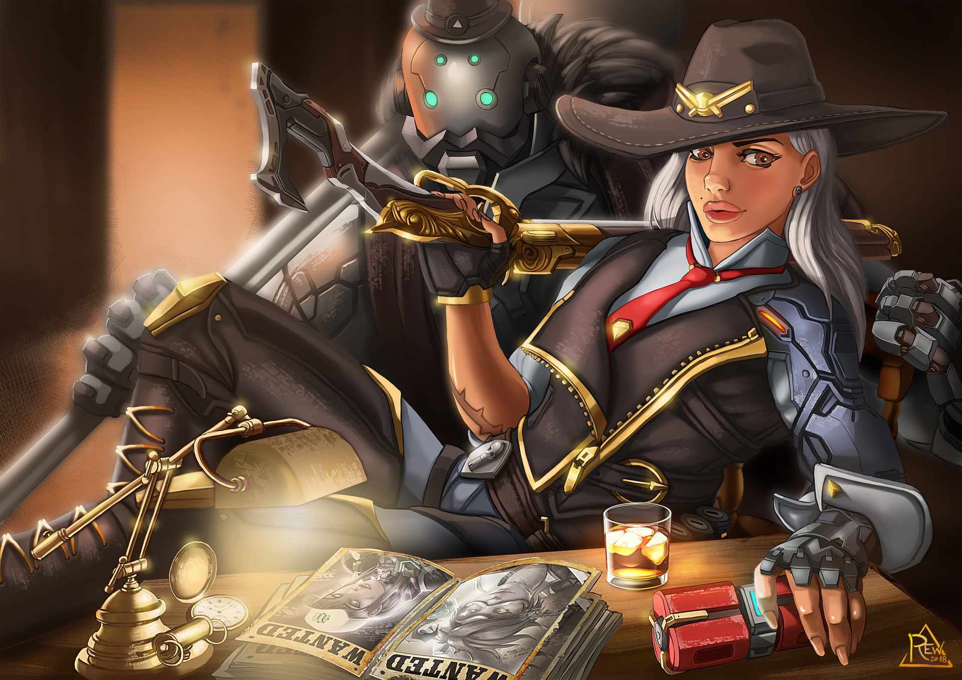 Ashe Overwatch Wallpaper