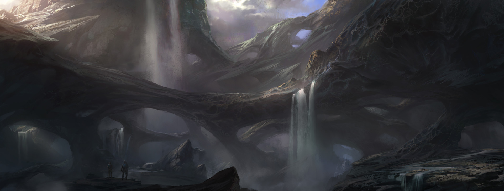 Artstation Alien Landscape James Paick