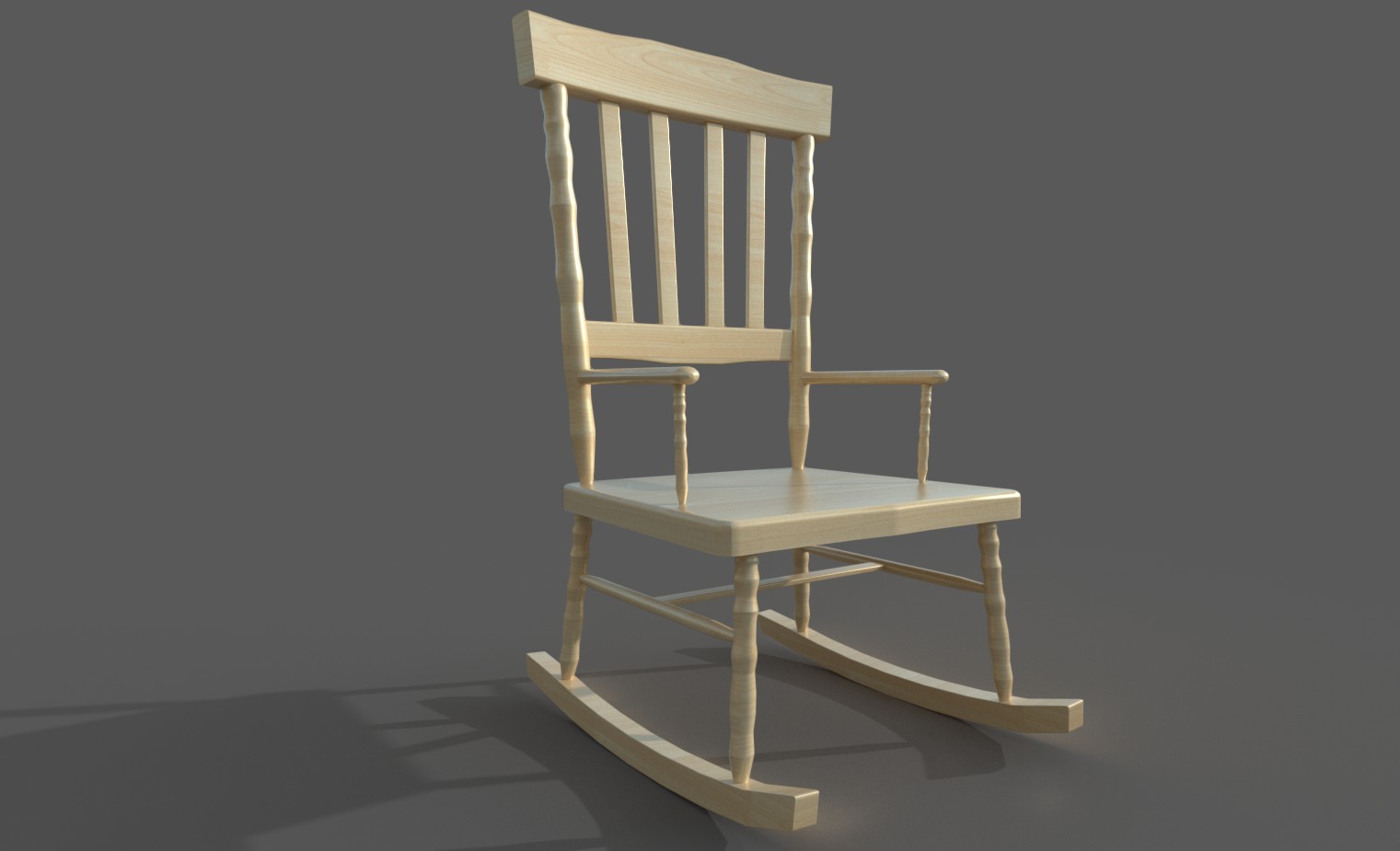 Aaron E Conner Old Fashioned Rocking Chair