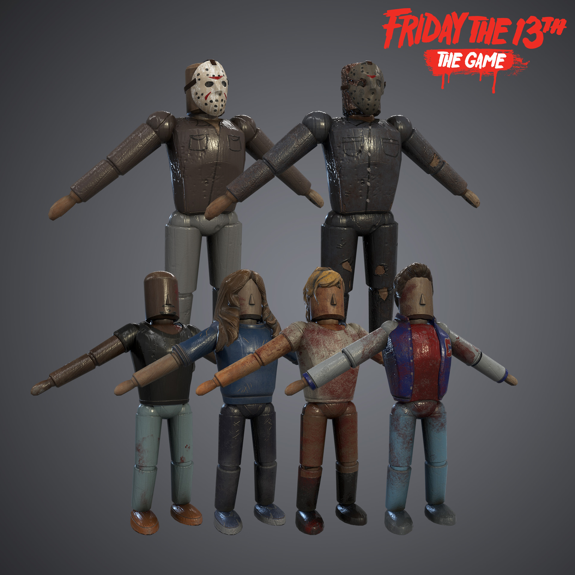 Artstation Friday The 13th Diorama Mannequins Taolun Guo
