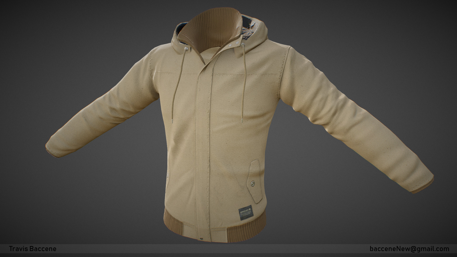 Travis Baccene Quicksilver Jacket My First Clothing Sculpt