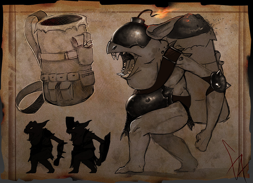 Kamikaze imp concepts and Snatch-sack 