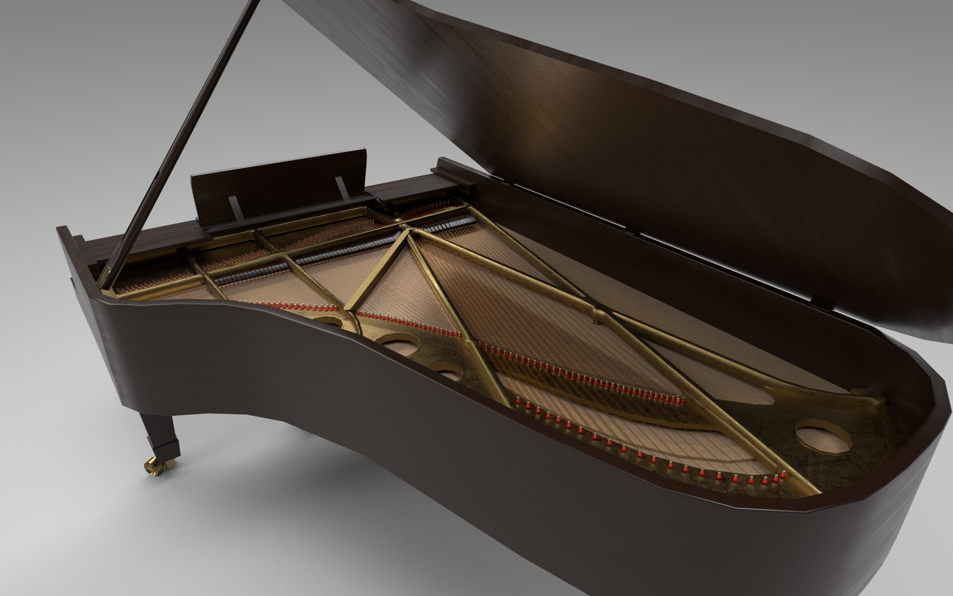 ArtStation - Grand piano