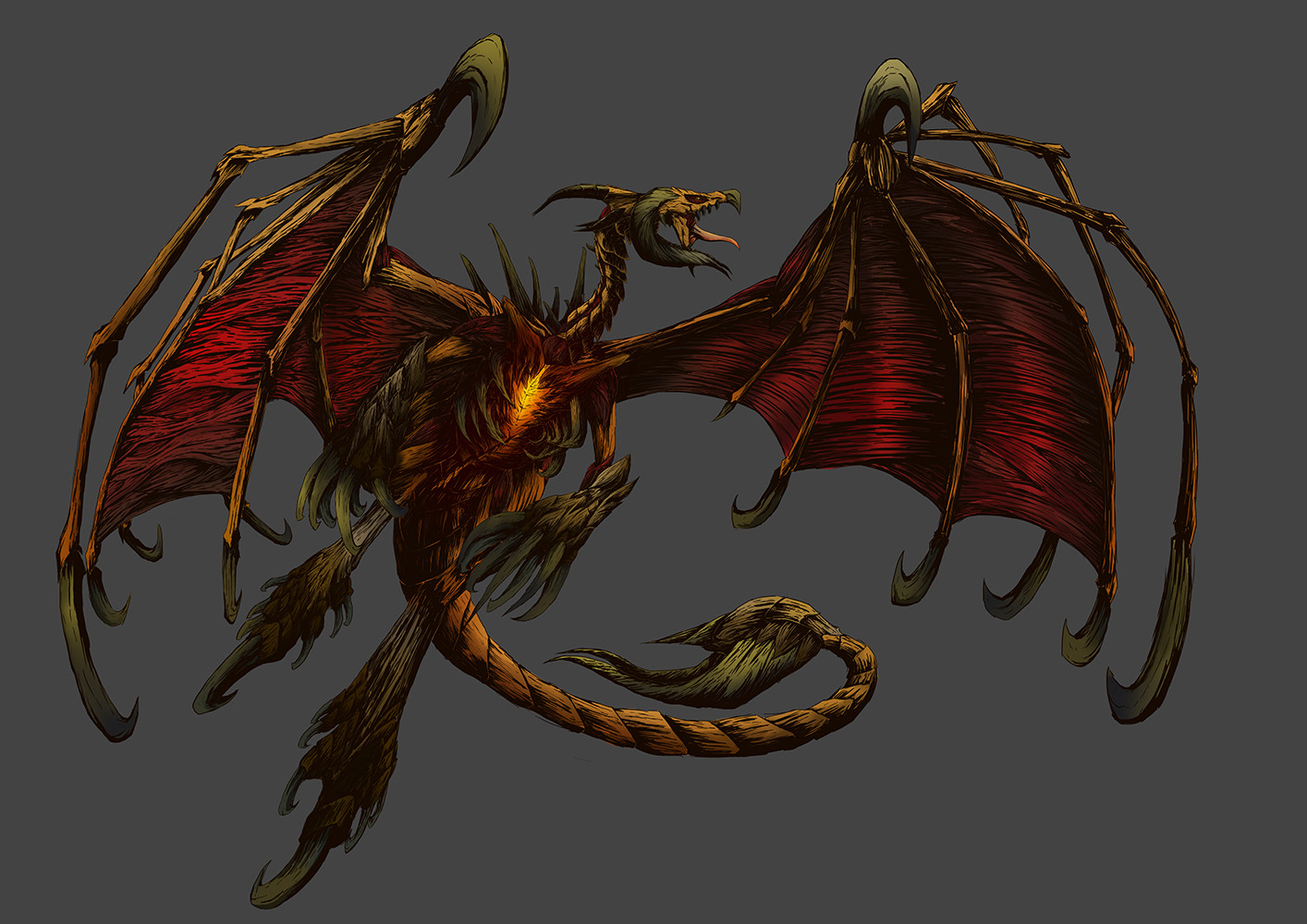 Dragon Corpse Found In Tai Mo Shan ArtStation - Creature Creation: Corpse Stench Dragon, Heldragaand
