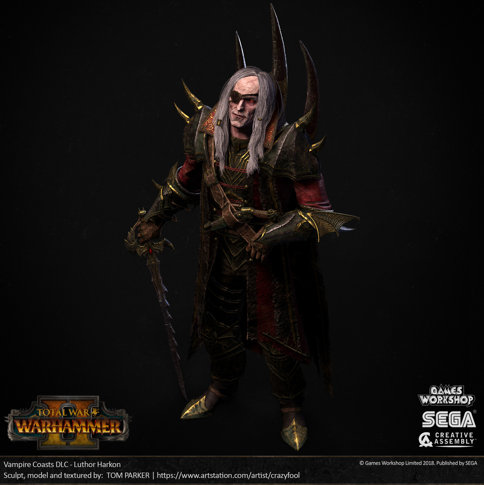 Tom Parker Total War Warhammer 2 DLC Luthor Harkon