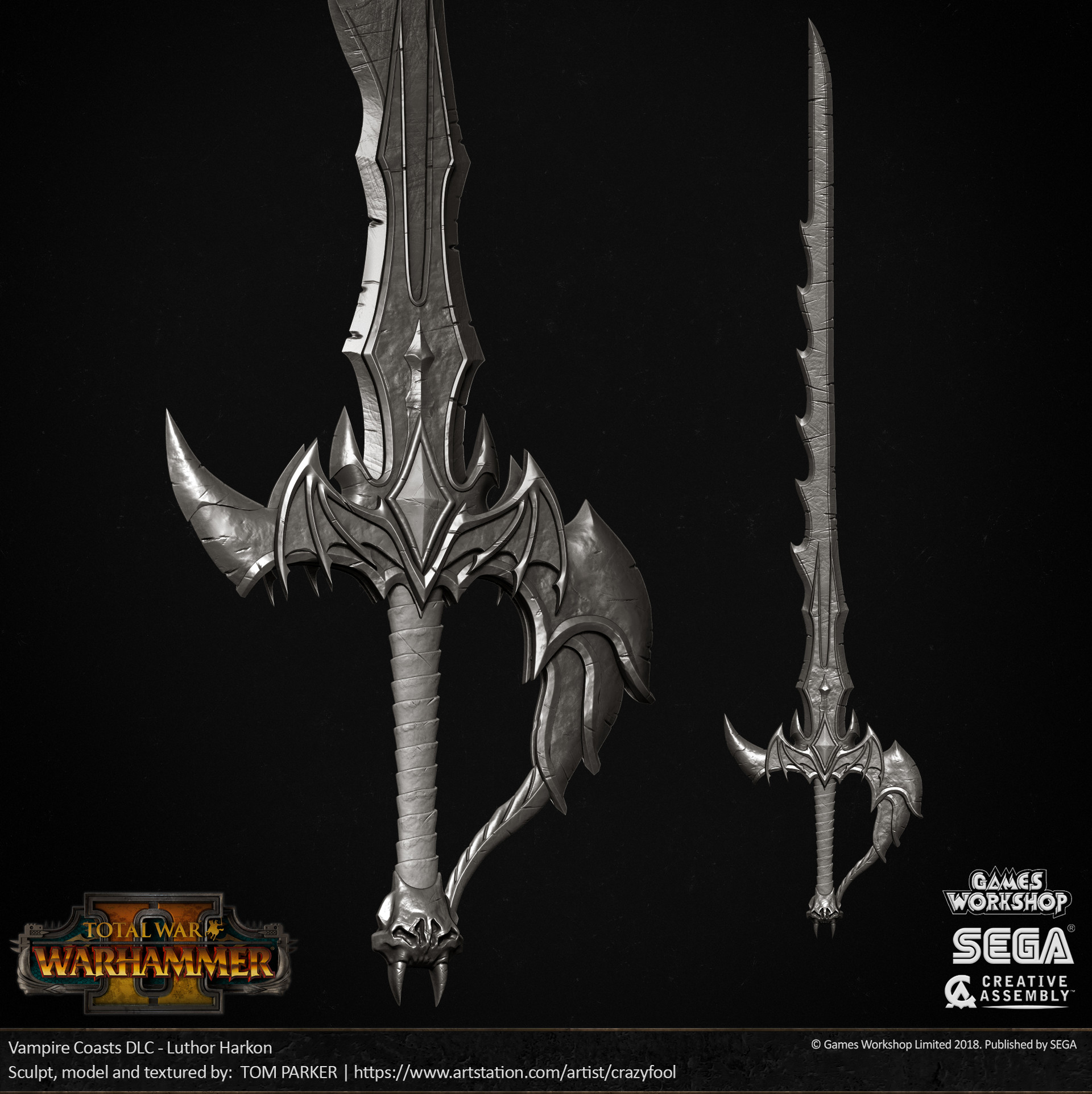 Tom Parker Total War Warhammer 2 DLC Luthor Harkon