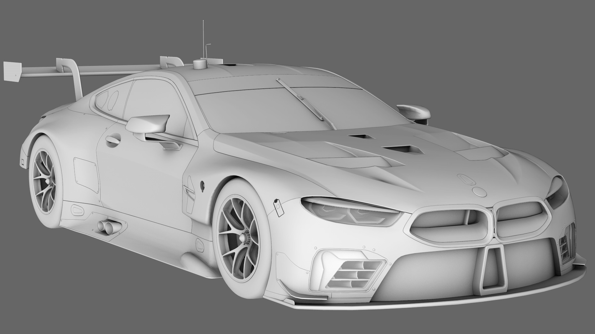 Artstation Bmw M8 Gte Tuan Nguyen