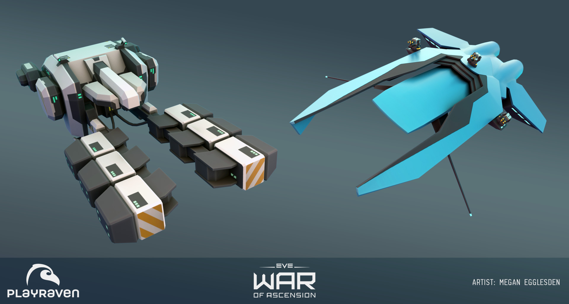 Artstation Spaceships Eve War Of Ascension Megan Egglesden
