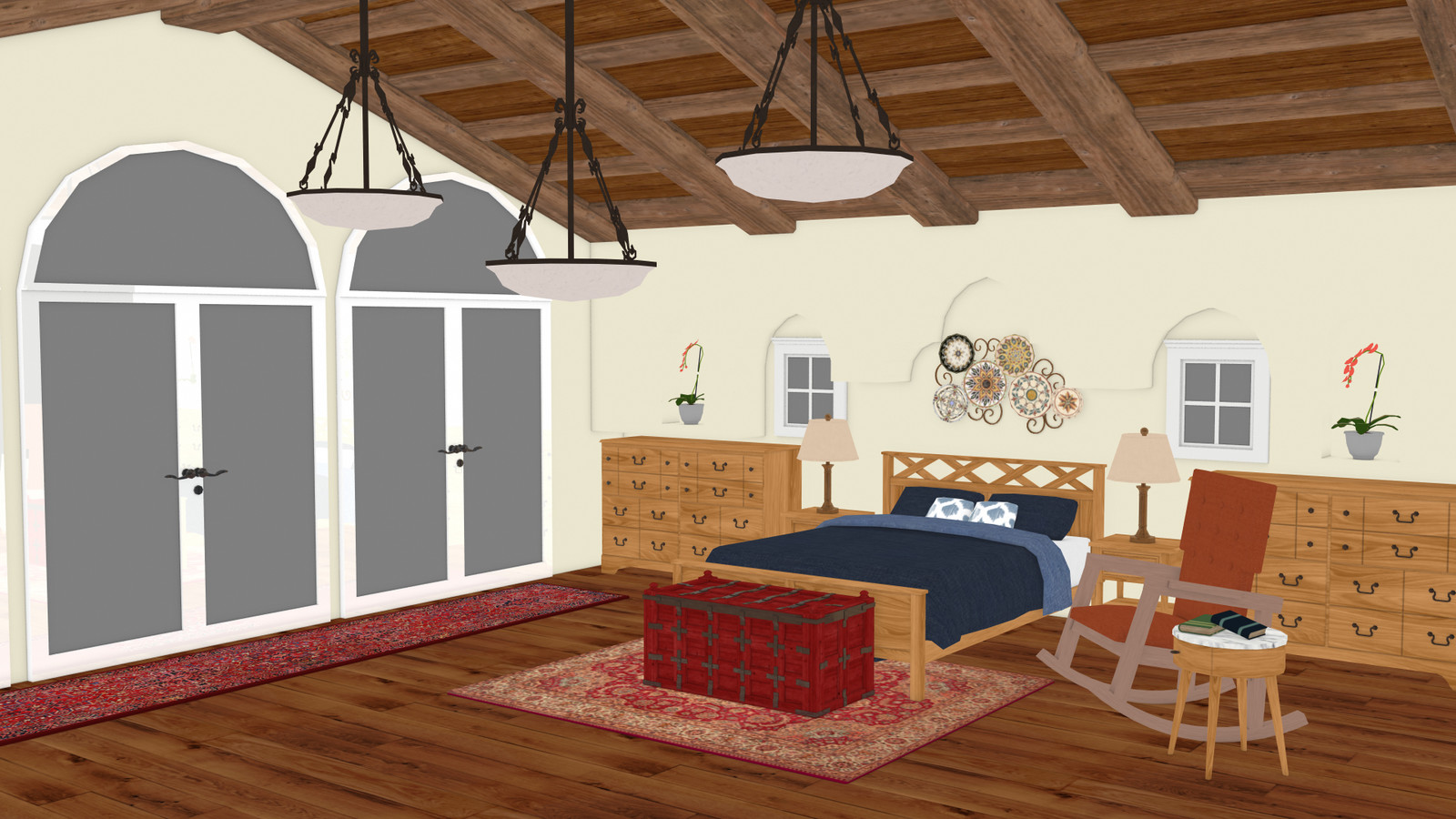 Bedroom Spanish Style Version 1 / Maya 