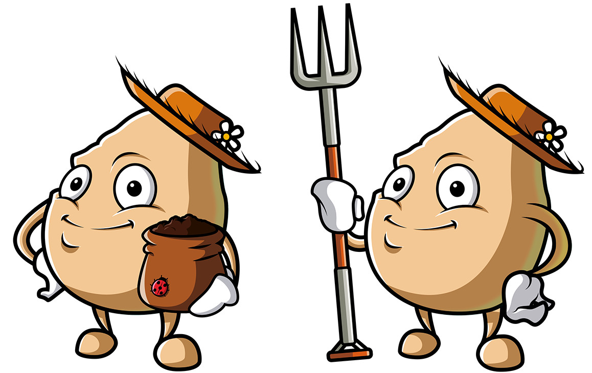 Emilio Gómez - Potato mascot for Patatas Catalan Emilio Gómez - Potato mascot for Patatas Catalan