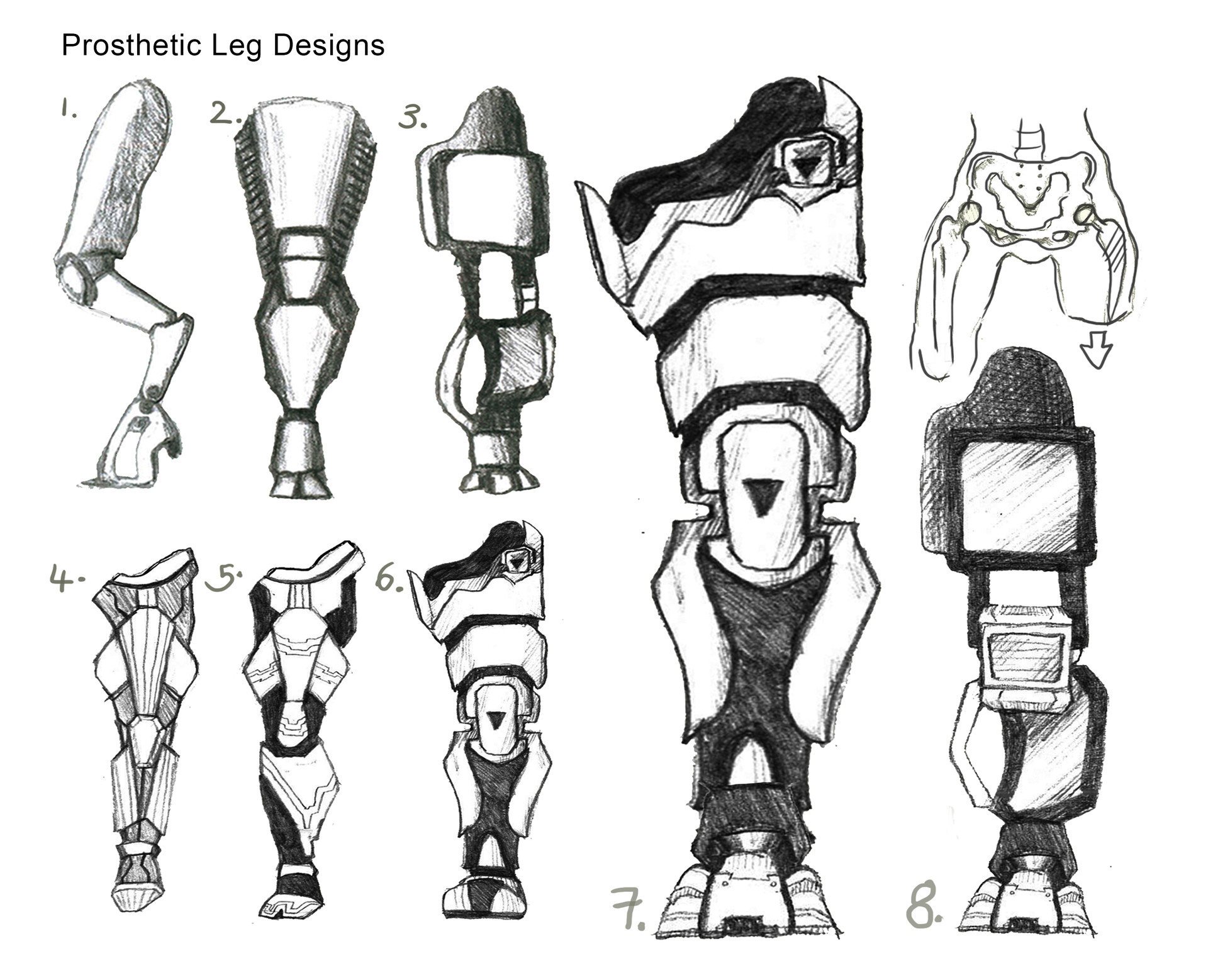 Artstation The Mechanic Prosthetic Limb Designs Chess Pearson