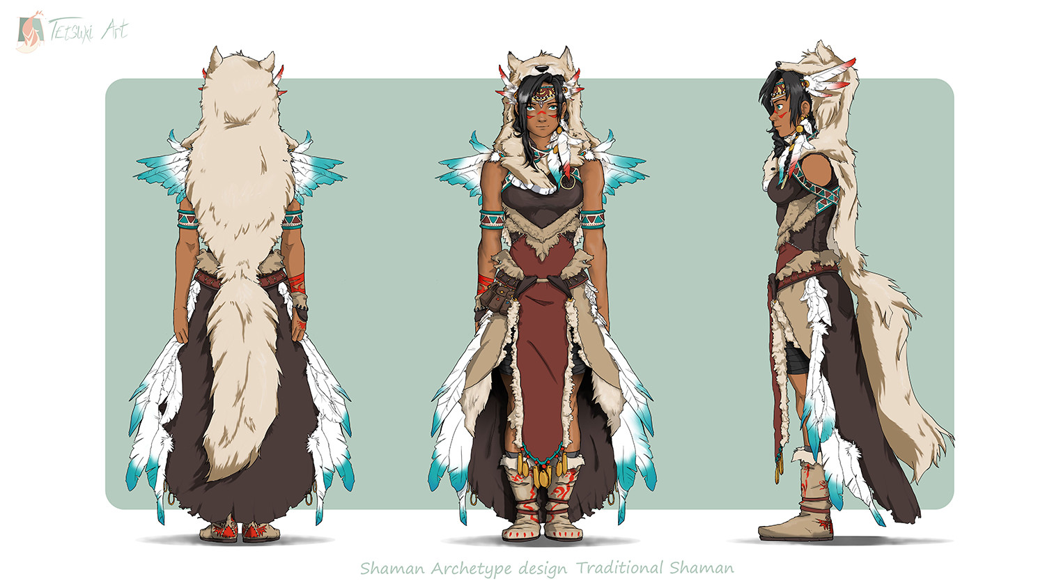 Character design coloration