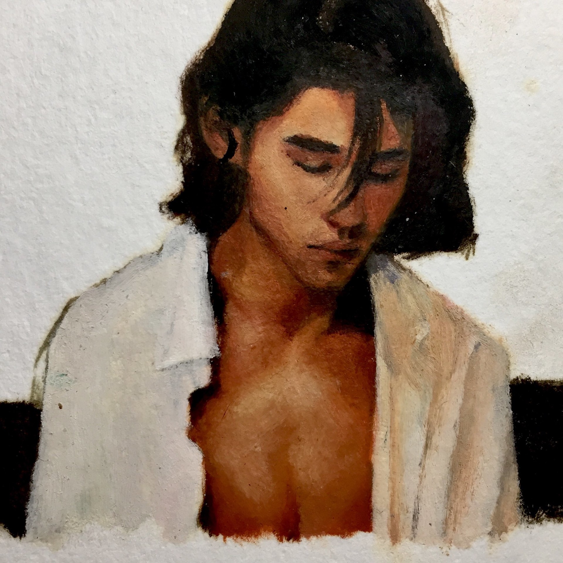 Artstation First Oil Painting Aranzazu Bravo
