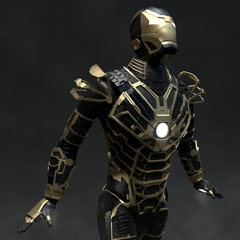 skeleton iron man 3 suits