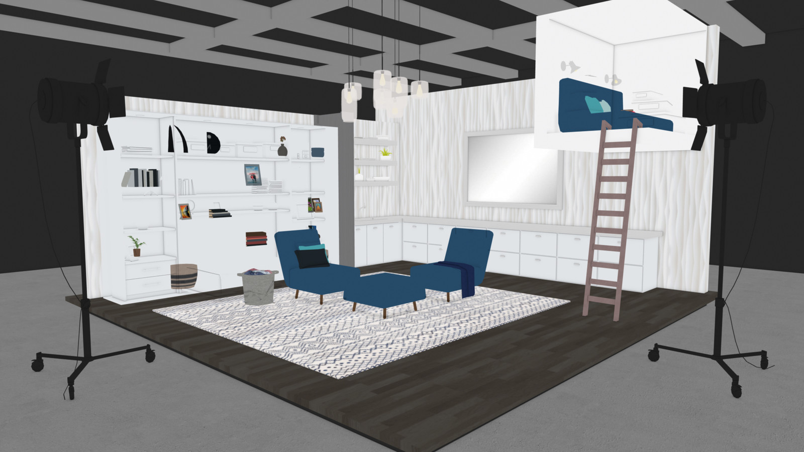 Showroom Apartment Version 3 / Maya