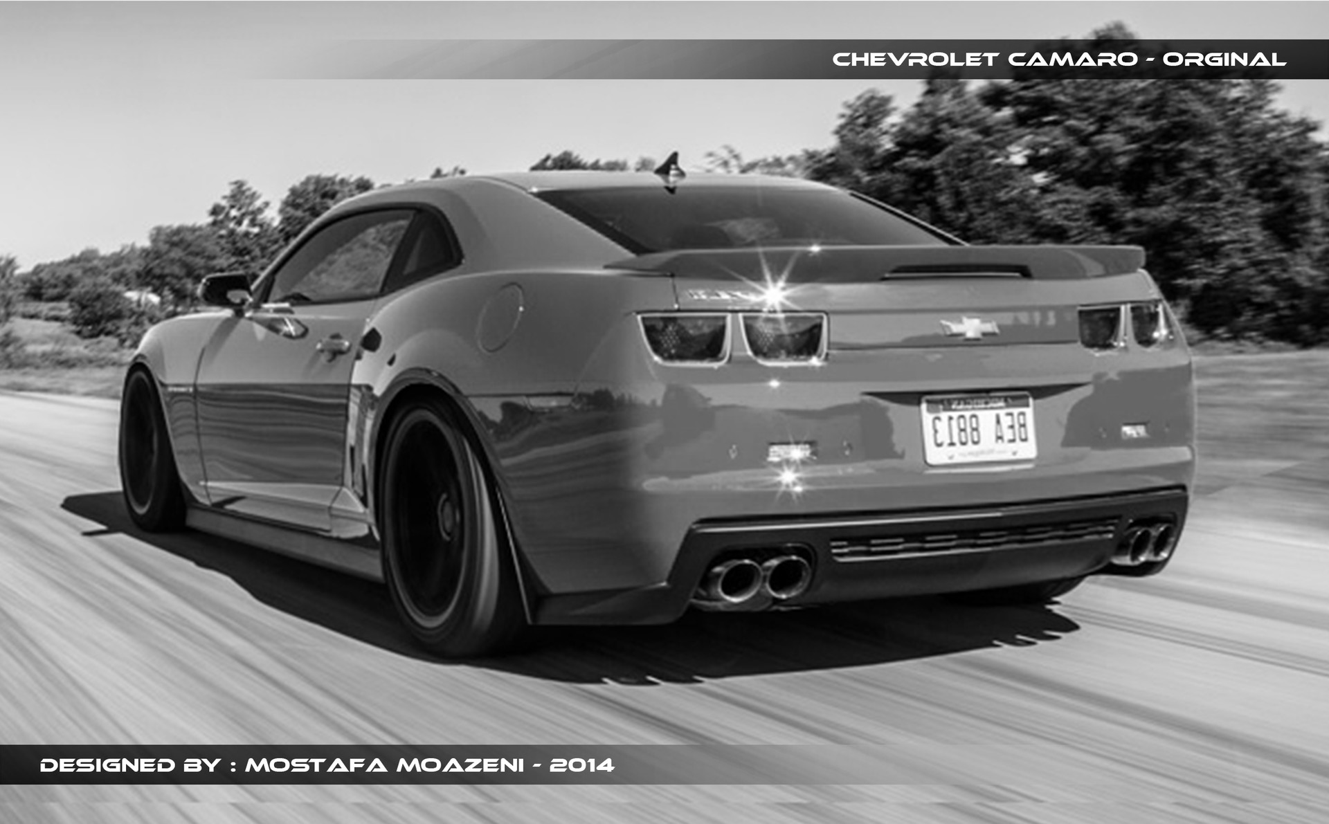 Mostafa Moazeni Design Chevrolet Camaro 2014 Full body kit type 1