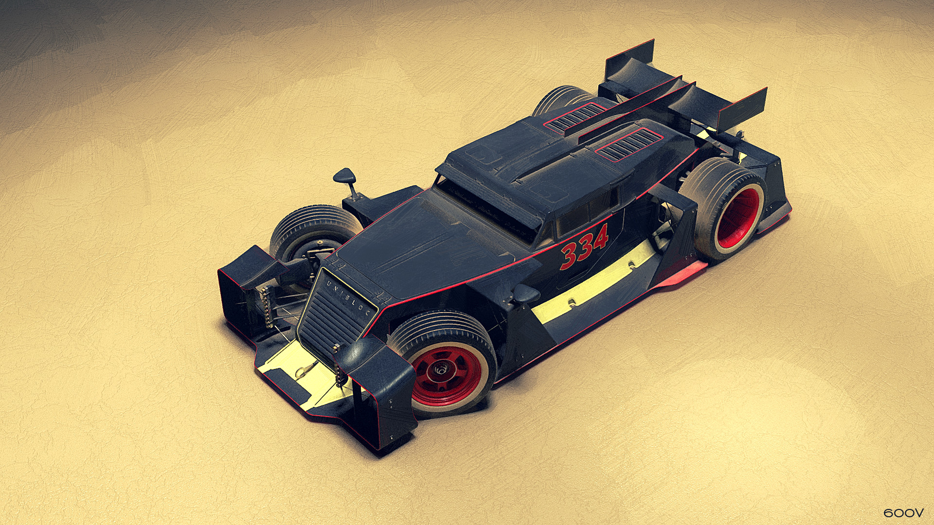 Artstation Pingusson Unibloc Rat Racer 334 Rust Shake