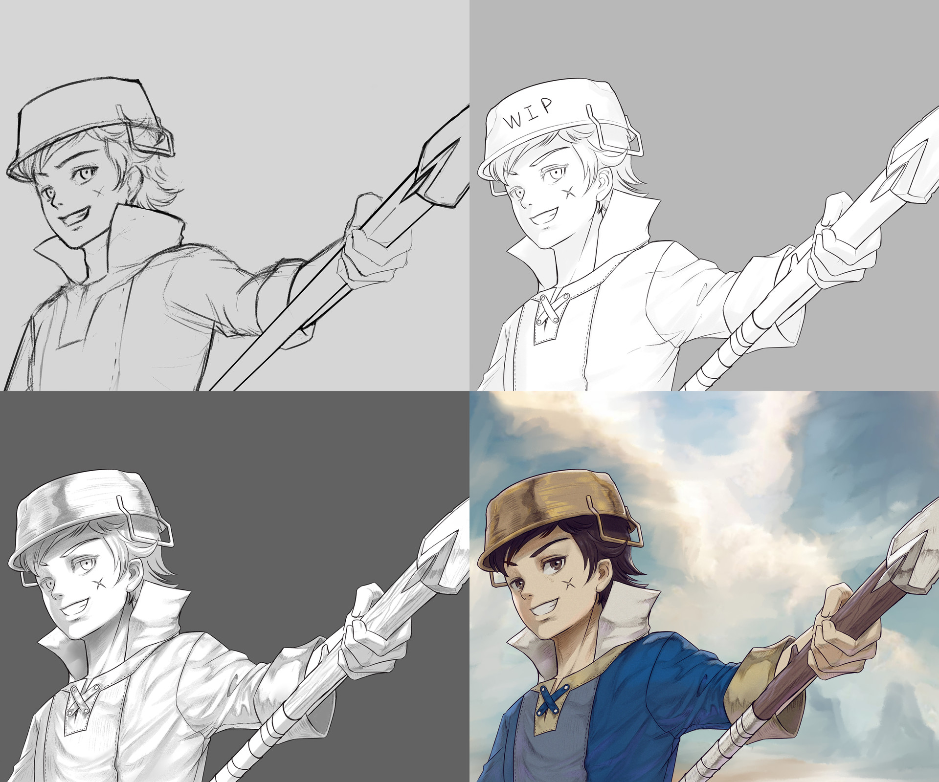 Azto Dio Donnel Fanart Fire Emblem