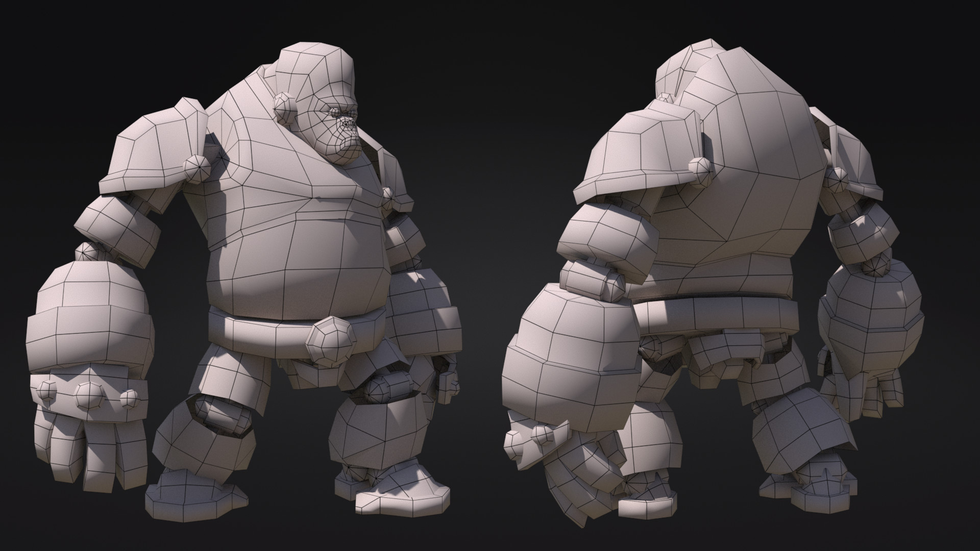Artstation Mecha Gorilla Mobile Game Character Juan Azar