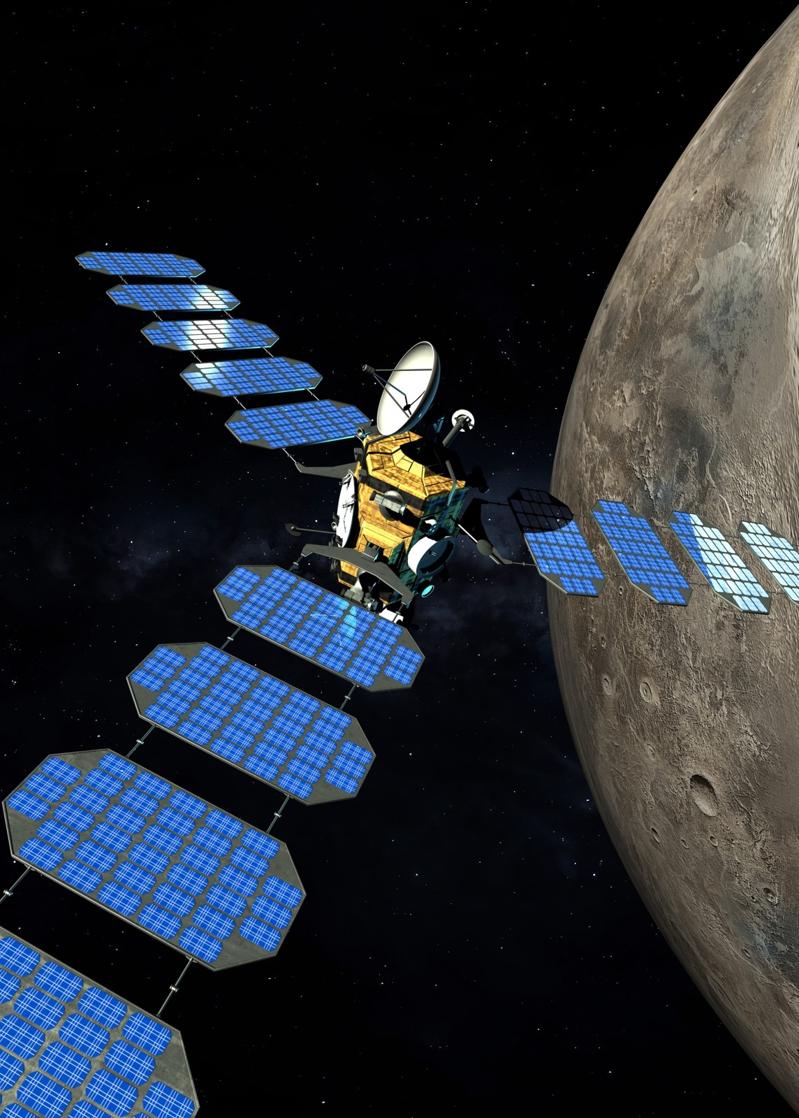 Medium Orbiter playing card illustration.