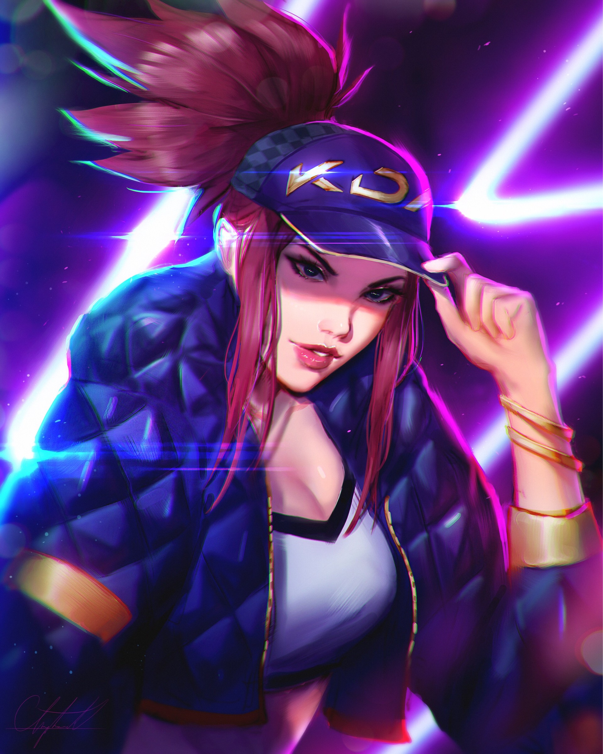 ArtStation - KDA Akali, Chris Ta