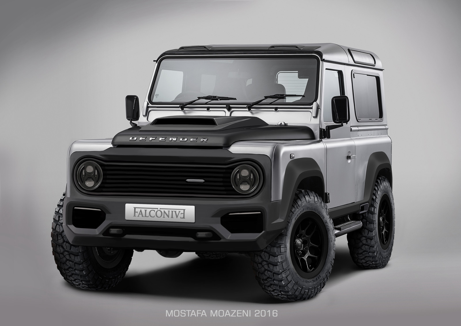 Mostafa Moazeni Design - Falconive Land Rover Defender 2016 Full body kit