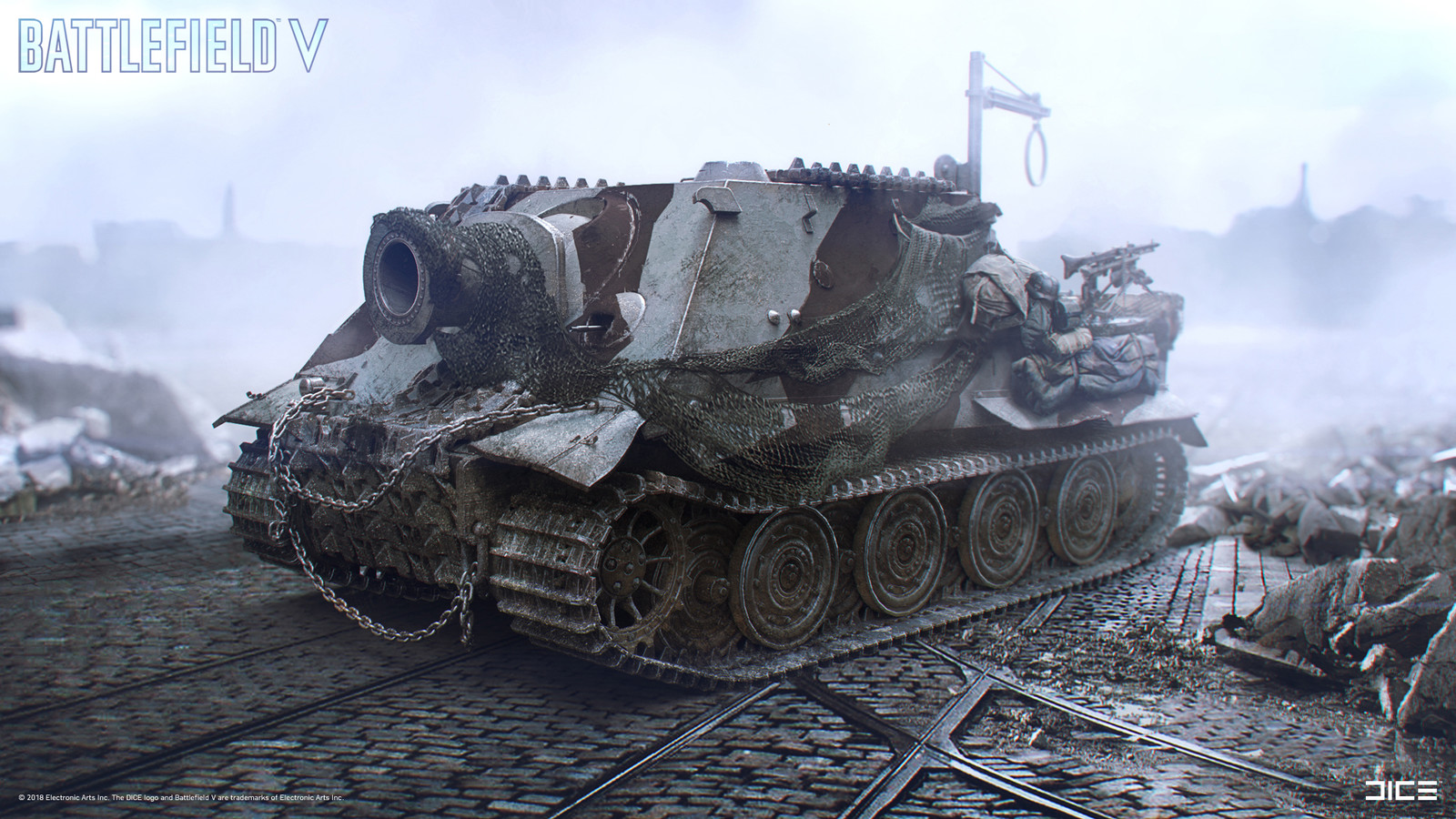 "Battlefield V" - Sturmtiger - Vehicle concept art. Collaboration with Johannes Palmblad.