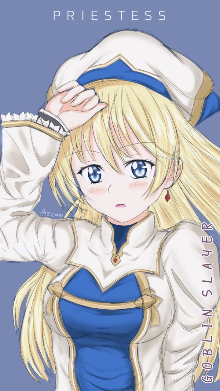Azzam Imani Priestess Goblin Slayer I don't know when goblin slayer season 2 is coming out, but the manga has a few more chapters now. azzam imani priestess goblin slayer