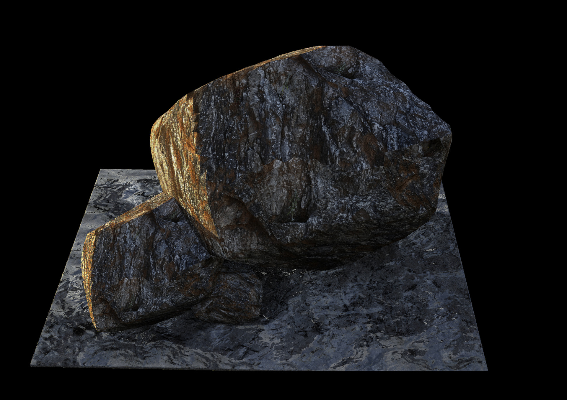 Artstation Texture Roche 3d Thibault Marconnet