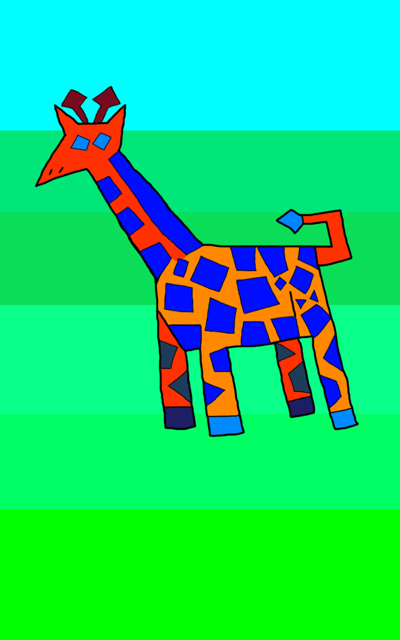 cubism giraffe jessica nagamatsu