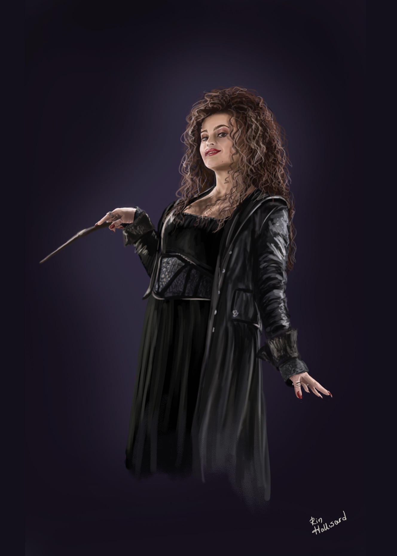 Artstation Bellatrix Lestrange Rin Hallward