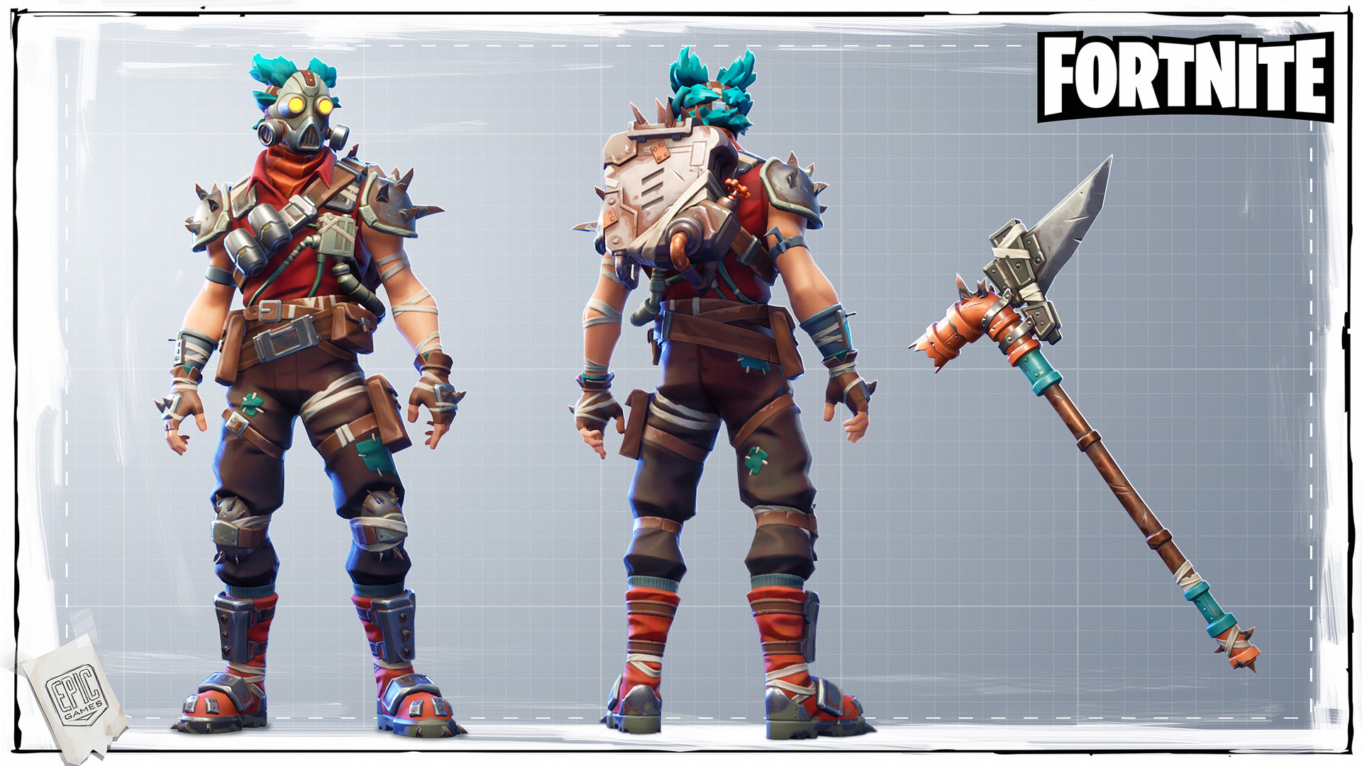 Artstation Fortnite Battle Royale Ruckus Skin Rabcat Game Art