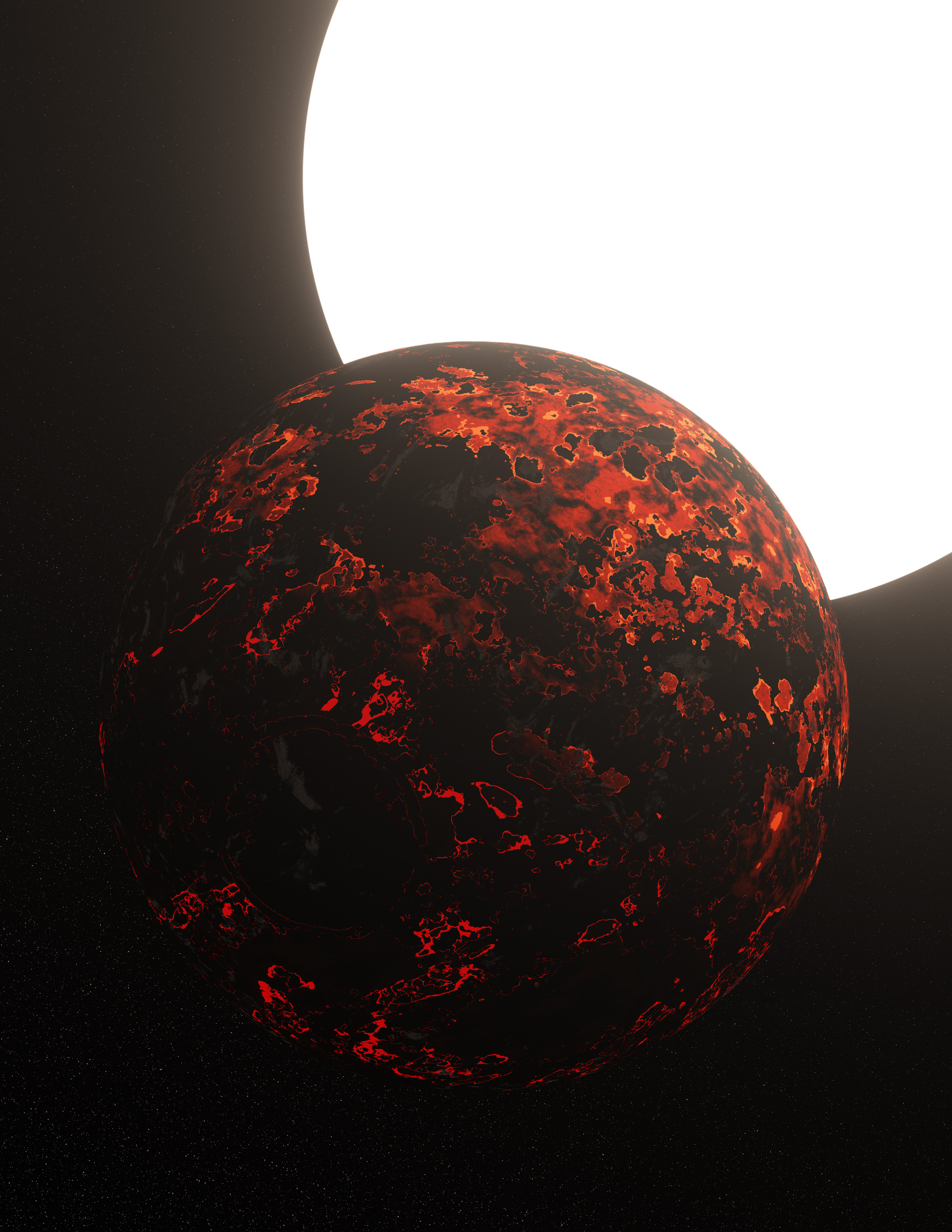 Kepler 78b - A rocky planet so close to its star that the surface is likely molten. Learn more - https://en.wikipedia.org/wiki/Kepler-78b 